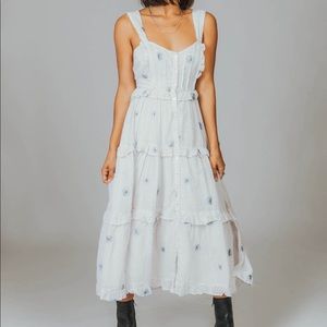 Free People Daisy Chain Midi Dress